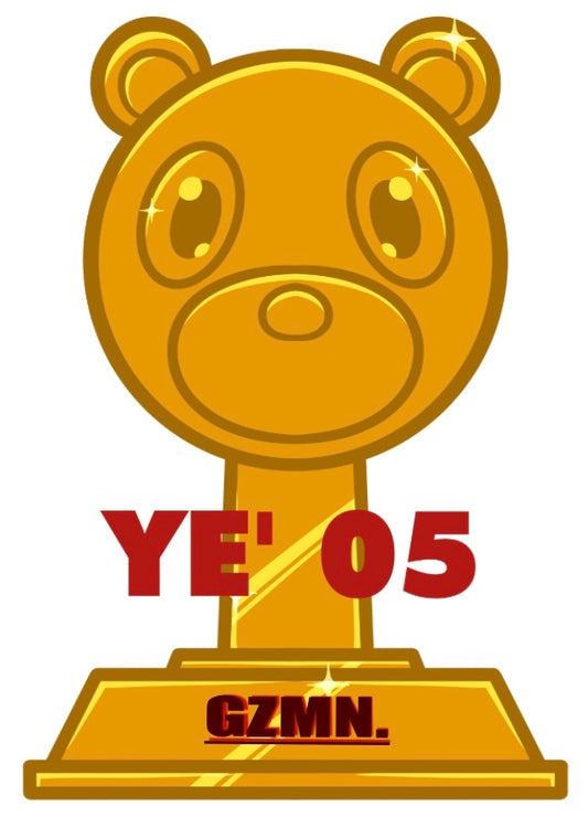 YE 05 Golden Bear trophy 2” inch Sticker